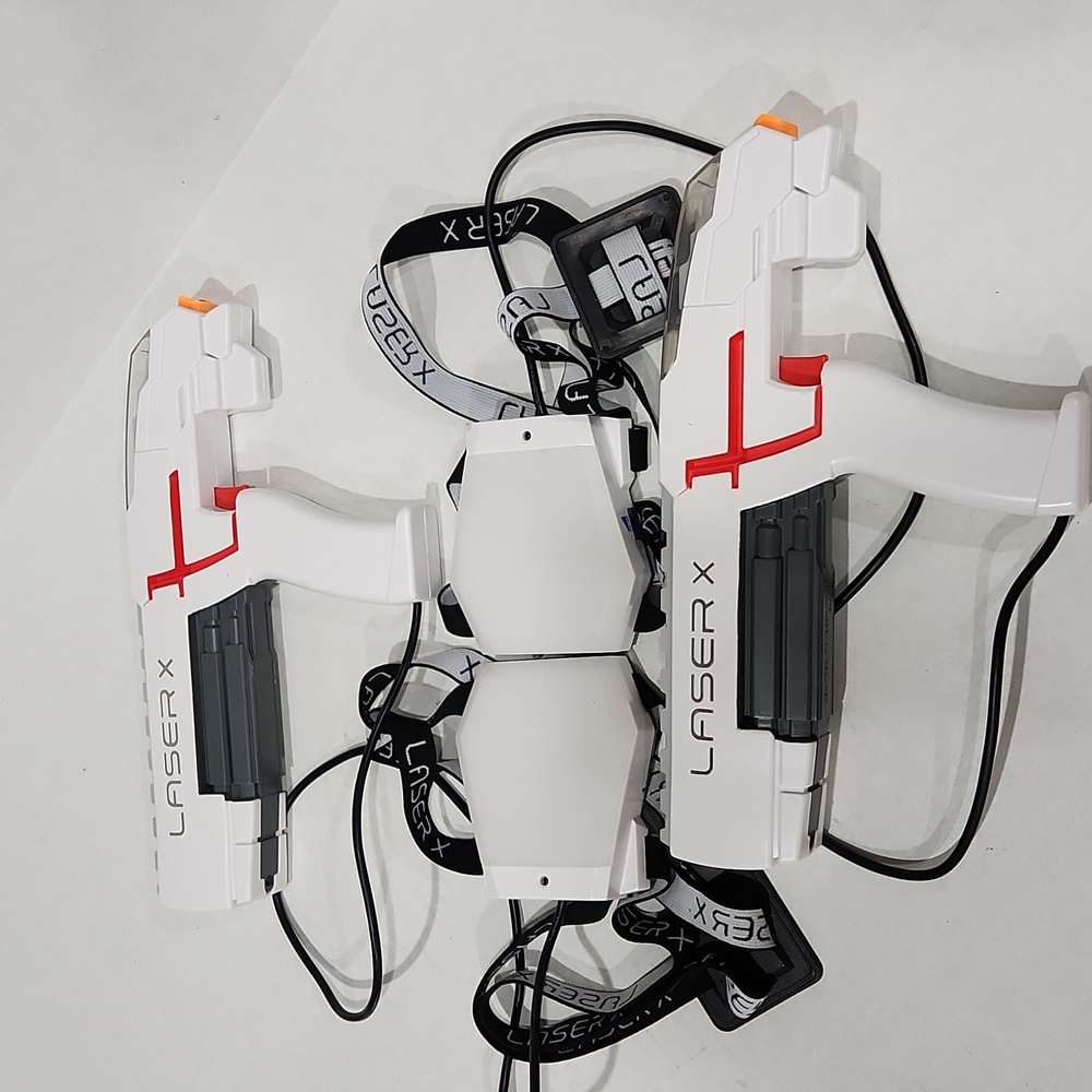 LASER X Laser Gaming Set Indoor Outdoor LAZER TAG GUNS 2 Players‎ Kid Approved